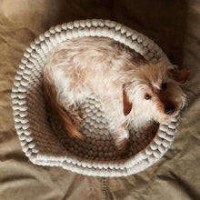 Indlæs billede til gallerivisning Wool dog bed handmade in Nepal. Pet supplies